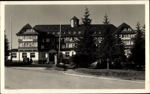 Ak Oberwiesenthal im Erzgebirge Sachsen, FDGB Ferienheim