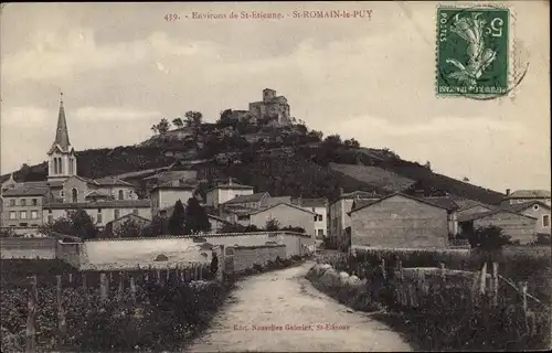 Ak St. Romain le Puy Loire, Totalansicht