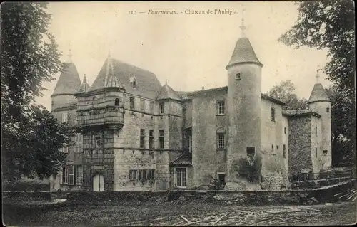 Ak Fourneaux Loire, Chateau de l'Aubipia