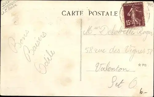 Ak St. Paul en Jarez Loire, Place de l_'Église