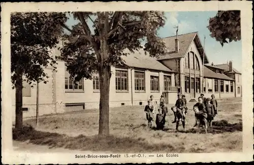 Ak Saint Brice sous Forêt Val-de-Oise, Les Écoles