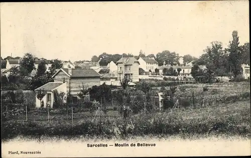 Ak Sarcelles Val-de-Oise, Moulin de Bellevue