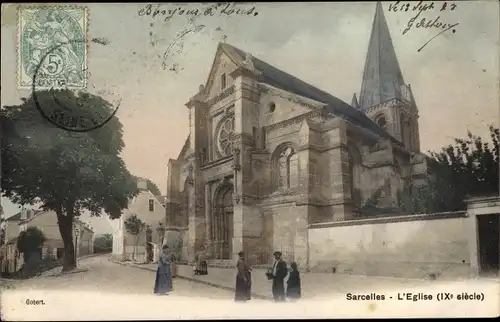 Ak Sarcelles Val-de-Oise, L'Église