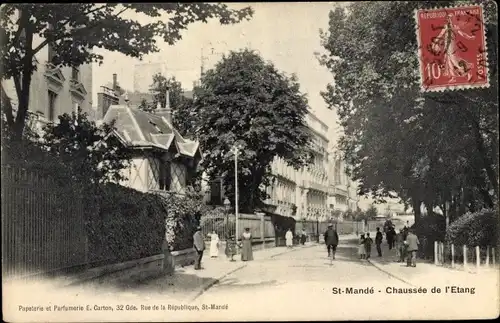 Ak St. Mandé Val-de-Marne, Chaussée de l'Etang