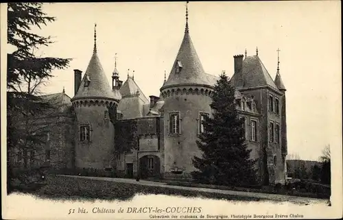 Ak Dracy les Couches Saône-et-Loire, Château