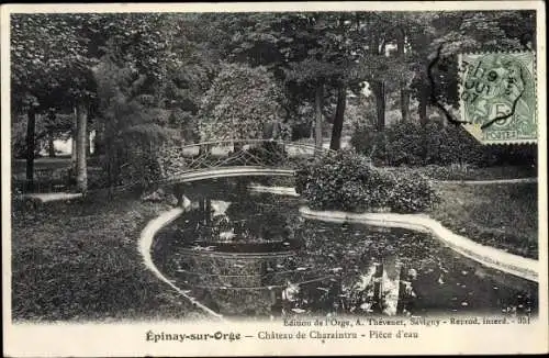 Ak Epinay sur Orge Essonne, Vue du Château de Charaintru