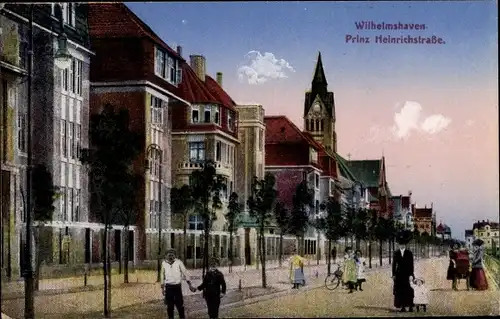 Ak Wilhelmshaven in Niedersachsen, Prinz Heinrichstraße