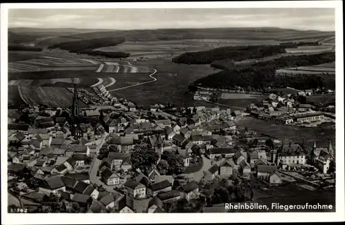 Ak Rheinböllen in Rheinland Pfalz, Luftaufnahme