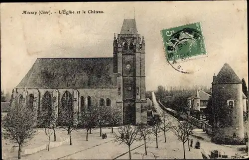 Ak Massay Cher, L'Église et le Château