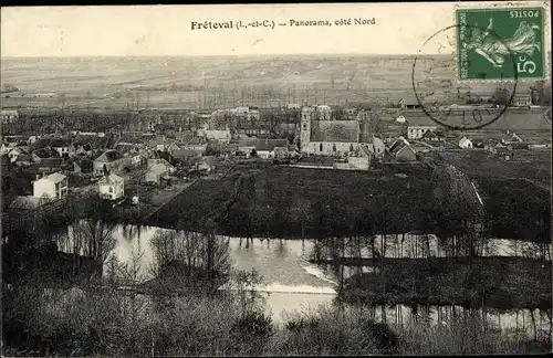 Ak Freteval Loir et Cher, Panorama