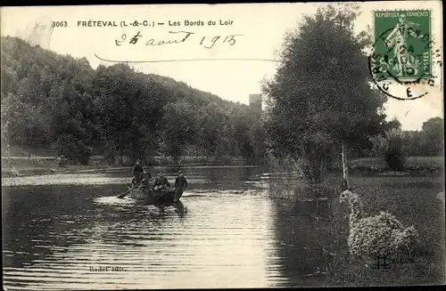 Ak Fretaval Loir et Cher, Les Bords du Loir