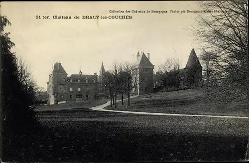 Ak Dracy les Couches Saône-et-Loire, Château