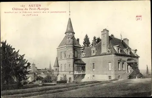 Ak Autun Saône-et-Loire, Château du Petit Montjeus