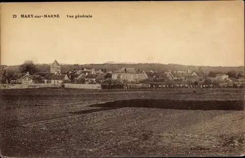 Ak Mary sur Marne Seine et Marne, Vue générale
