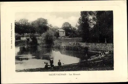 Ak Sauzé Vaussais Deux Sevres, Les Rivauds