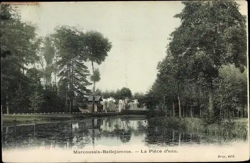 Ak Marcoussi Bellejamme Essonne, La Pièce d'Eau