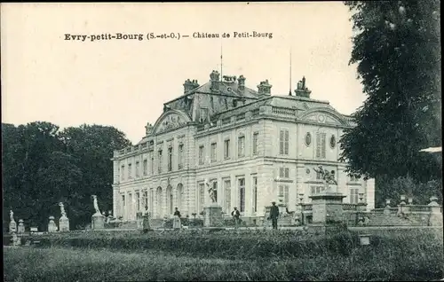 Ak Evry Petit Bourg Essonne, Vue du Château de Petit Bourg