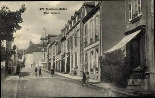 Ak Néris les Bains Allier, Rue Voltaire
