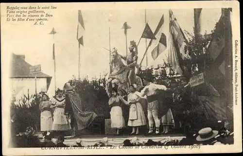 Ak Corneville sur Risle Eure, Les Cloches de Corneville, 7 Octobre 1900