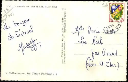 Ak Freteval Loir et Cher, Teilansichten