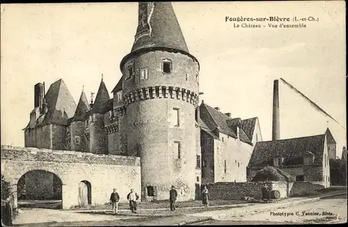 Ak Fougeres sur Bievre Loir et Cher, Le Château