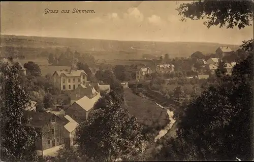 Ak Simmern im Rhein Hunsrück Kreis, Panorama