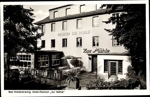 Ak Niederbreisig Bad Breisig am Rhein, Hotel Pension Zur Mühle