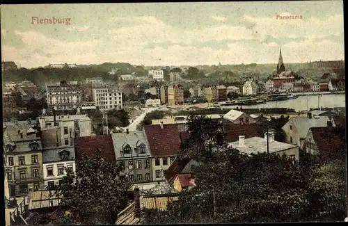 Ak Flensburg, Panorama