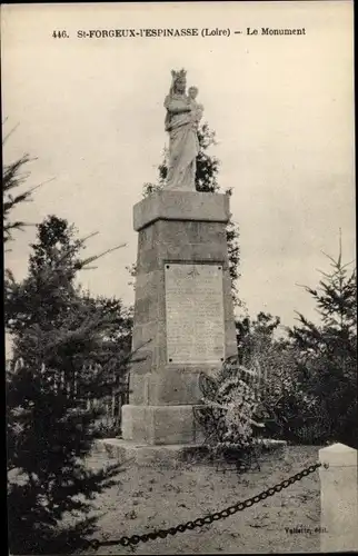 Ak St. Forgueux l'Espinasse Loire, Le Monument