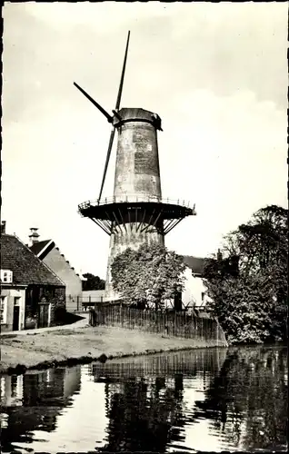 Ak Holländische Windmühle