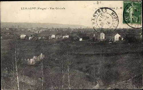 Ak Lemagny Vosges, Vue générale