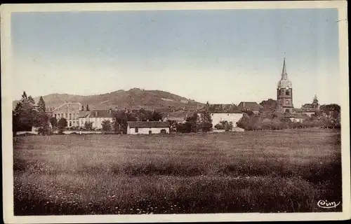 Ak Lamarche Vosges, vue générale