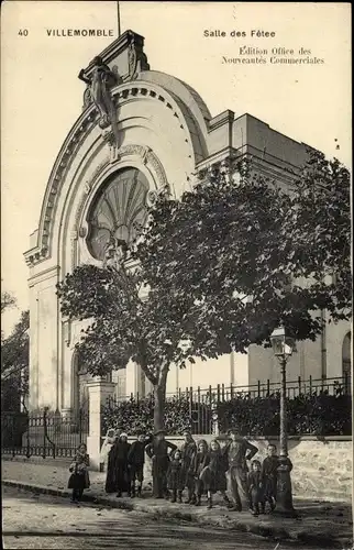 Ak Villemomble Seine-Saint-Denis, Salle des Fêtes