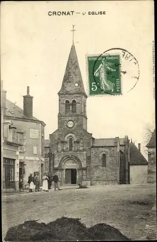 Ak Cronat Saône-et-Loire, L'Église