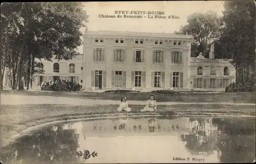 Ak Evry Petit Bourg Essonne, Vue du Château de Beauvoir