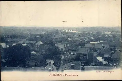 Ak Chauny Aisne, Panorama