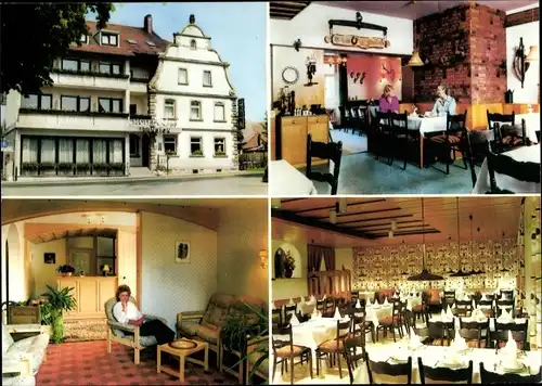 Ak Schillingsfürst, Hotel Zapf a. d. Wörnitzquelle