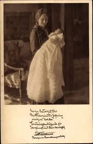 Ak Prinzessin Victoria Luise von Preußen, Herzogin von Braunschweig Lüneburg, Kind