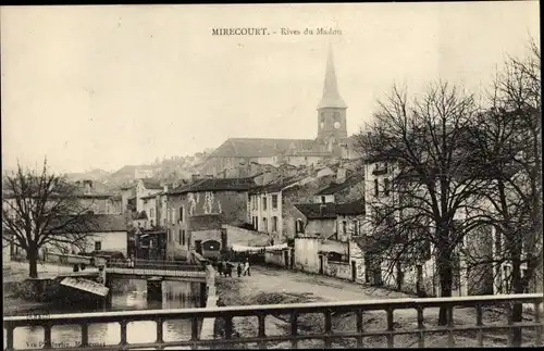 Ak Mirecourt Vosges, Rives du Madon