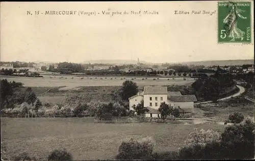 Ak Mirecourt Vosges, Vue prise du Neuf Moulin