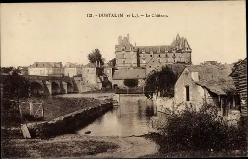 Ak Durtal Maine et Loire, Le Château
