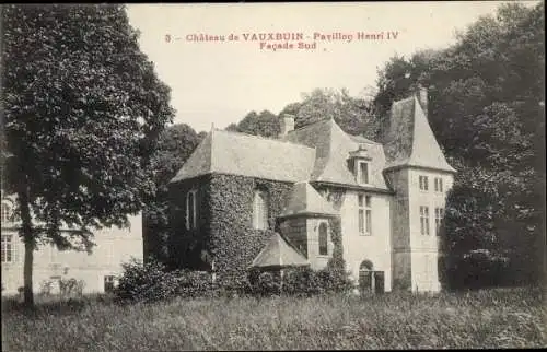 Ak Vauxbuin Aisne,  Vue du Château