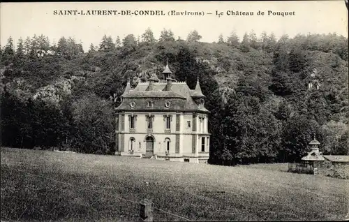 Ak St. Laurent de Condel Calvados, Le Château de Pouquet