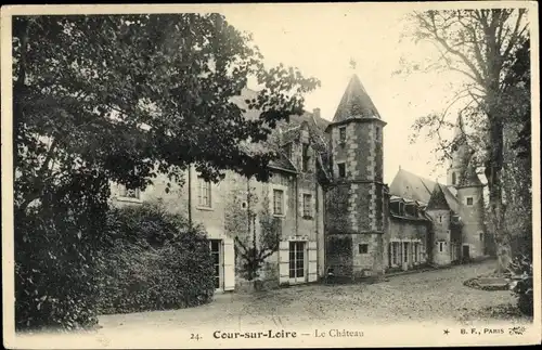 Ak Cour sur Loire Loir et Cher, Le Château