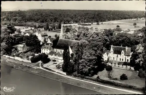 Ak Cour sur Loire Loir et Cher, Panorama