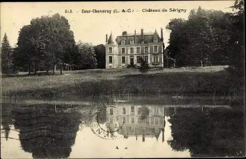 Ak Cour Cheveray Loir et Cher, Château de Serigny