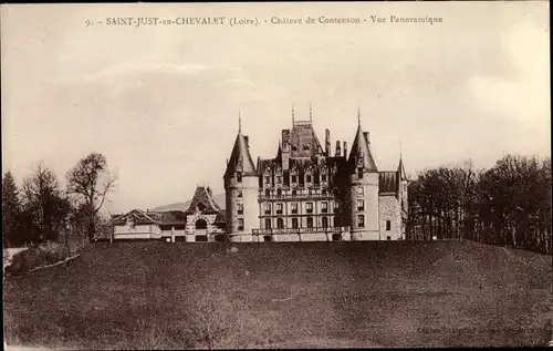 Ak Saint Just en Chevalet Loire, Le Château