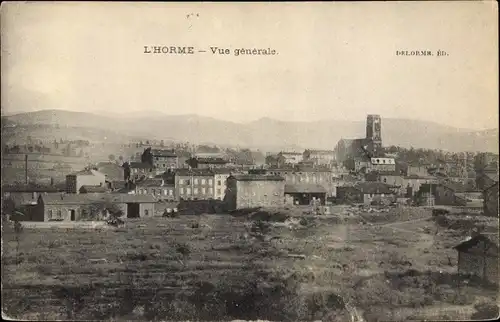 Ak L'Horme Loire,  Vue générale