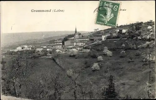 Ak Grammond Loire, Vue générale