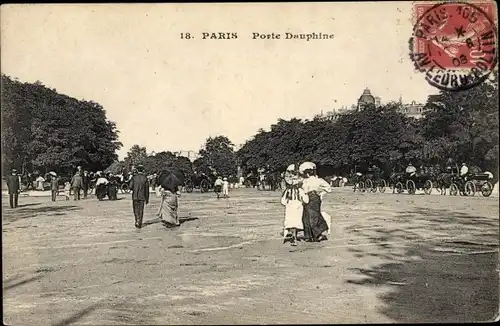 Ak Paris XVI., Porte Dauphine